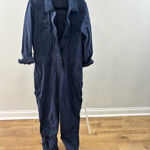 Patagonia Navy Blue Utility Jumpsuit